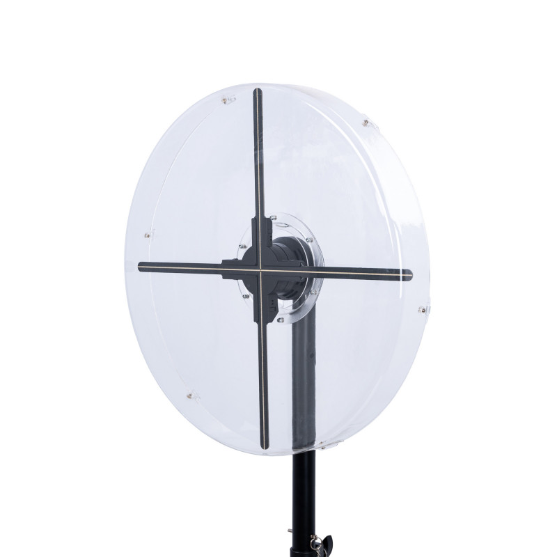 3D Hologramm Projektor mit Stativ - Ø 52cm - 72W - Hologramm Ventilator, Werbeträger, Digital Signage