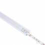 Alu Einbau Profil - Komplettset - 24,5 x 7mm - ≤12mm LED Streifen - 2 Meter - Unterkonstruktion, Decke, Wand