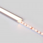 Alu Einbau Profil - Komplettset - 24,5 x 7mm - ≤12mm LED Streifen - 2 Meter - LED Strip Installation, Unterbau