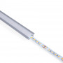 Alu Einbau Profil - Komplettset - 24,5 x 7mm - ≤12mm LED Streifen - 2 Meter - LED Strip Installation, Unterbau