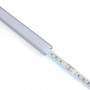Alu Aufbau-Profil mit Diffusor - Komplettset - 17x8mm - ≤12 mm LED Streifen - 2 Meter - LED Streifen Schutz, Staub, Insekten