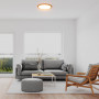 40W runde CCT LED Deckenleuchte - IP40 - schlicht, moderne Einrichtung, Deckenbeleuchtung, Skandi Stil, minimalistisch