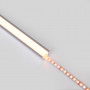 Alu Einbau Profil - Komplettset - 25 x 14,5mm - ≤12mm LED Streifen - LED Strip mit Diffusor, blendfrei