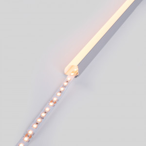 Alu Eckprofil mit Diffusor - Komplettset - 20 x 20mm - ≤10mm LED-Streifen - 2 Meter - LED Lichtband