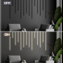 Alu Einbau Profil - Komplettset - 25 x 14,5mm - LED Streifen, Akzentbeleuchtung, Treppenhaus, Unterbau, Möbel