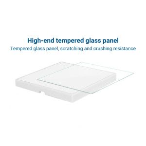 CCT RF Touch Wandschalter - 4 Zonen - Weiß - MiLight - hochwertige Glas Touch Oberfläche