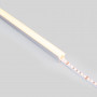 Alu Aufbau-Profil mit Diffusor - Komplettset - 17,6 x 14,5mm - ≤12mm LED Streifen - 2 Meter  - hohe Helligkeit