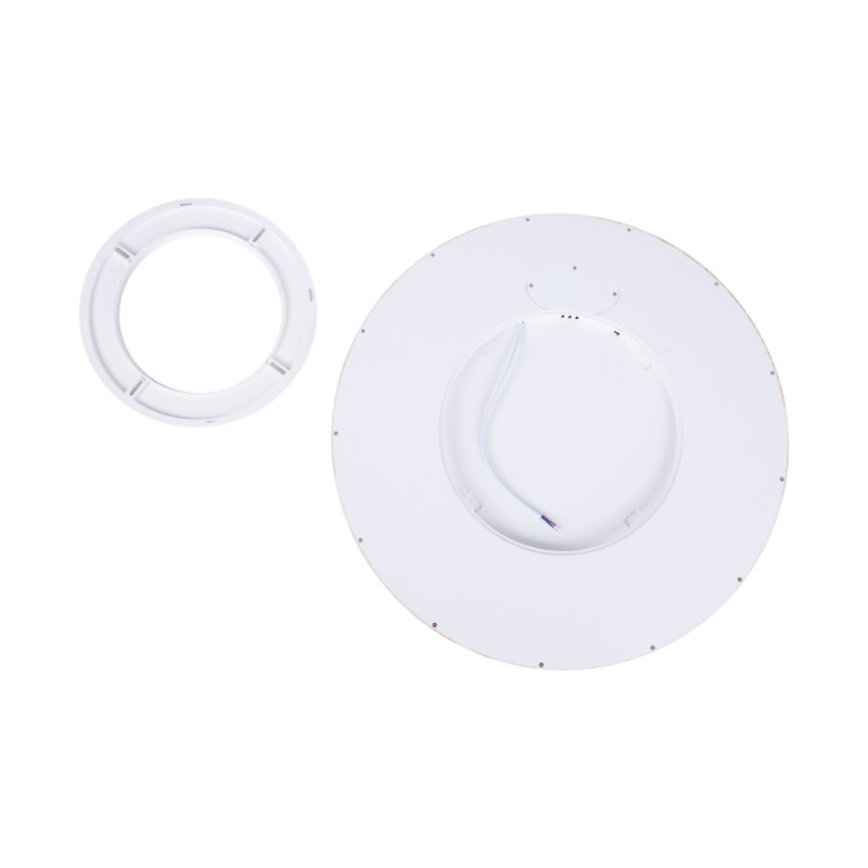 40W runde CCT LED Deckenleuchte - IP40 - platzsparend, schlicht, kompakt, Deckenlampe. Milchglas Diffusor