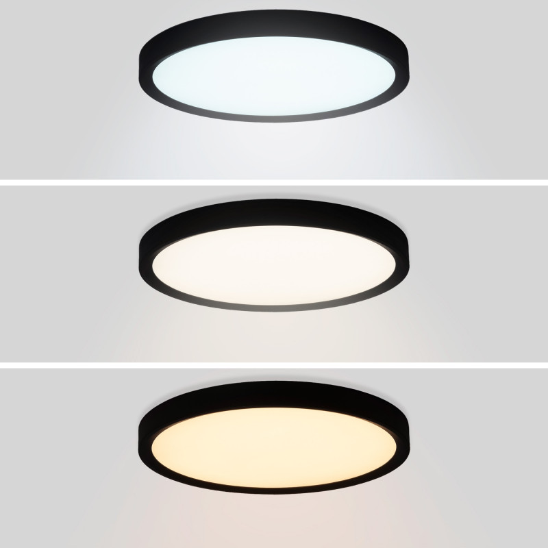 24W runde CCT LED Deckenleuchte - IP40 - Deckenlampe, Farbtemperaturwechsel