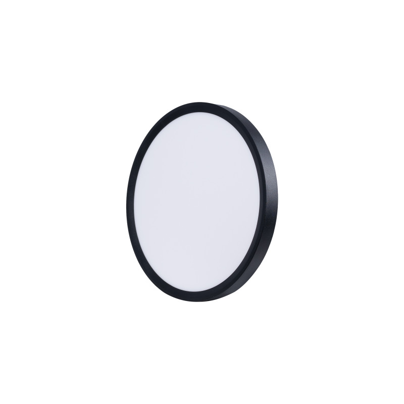 24W runde CCT LED Deckenleuchte - IP40 - Deckenlampe schwarz, black, Skandi