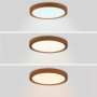 18W runde CCT LED Deckenleuchte - IP40 - CCT Schalter, Farbtemperatur Wähler, warm neutral kalt