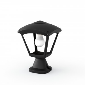FUMAGALLI „Disma/Roby“ Sockelleuchte Laterne mit E27 8,5W CCT LED Leuchtmittel - CCT Schalter, Pollerleuchte, Aussenbereich