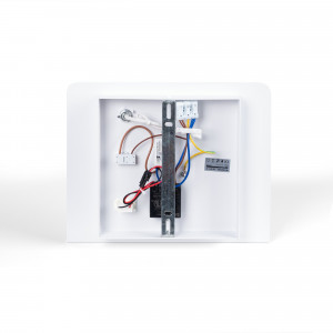 2er Pack Wandleseleuchte BASKOP mit USB-Anschluss und Ablage - 6W - Weiß - Ein Aus Schalter, LED Bettleuchte, Wandmontage