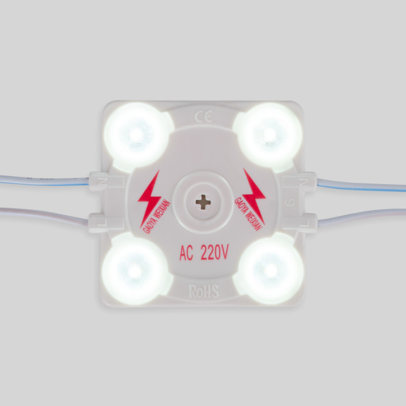 LED Modulkette für den Werbeeinsatz - 3,6W - 220V AC - IP65 - 165° - 6000K - LED Werbetechnik, LED Schild, LED Leuchtkasten LED Modulkette für den Werbeeinsatz - 3,6W - 220V AC - IP65 - 165° - 6000K - LED Werbetechnik, LED Schild, LED Leuchtkasten