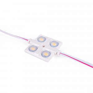 LED Modulkette für den Werbeeinsatz - 2W - 12V - IP65 - 160° - 3000K - LED Modul, Werbung, Leuchtkasten, Beschilderung