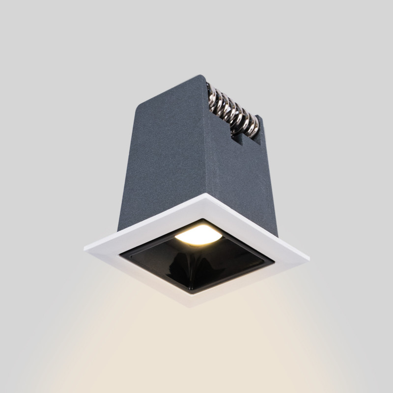 LED Einbaustrahler 2W - UGR18 - CRI90 - OSRAM Chip - eckiger einbauspot