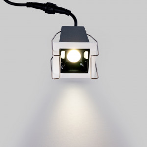 Eckiger Einbaustrahler LED Downlight 2W - UGR18 - CRI90 - OSRAM Chip - LED Einbauspot, LED Spot, Spotlight, Akzentbeleuchtung