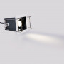 LED Einbaustrahler 2W - UGR18 - CRI90 - OSRAM - eckig, einbauspot