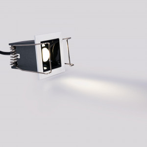 LED Einbaustrahler 2W - UGR18 - CRI90 - OSRAM - eckig, einbauspot