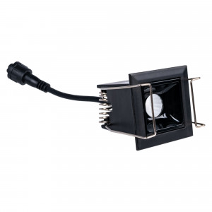 Eckiger Einbaustrahler LED Downlight 2W - UGR18 - CRI90 - OSRAM Chip - LED Spot, Einbaufedern, Einbauleuchte