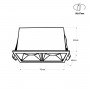 LED Einbaustrahler 4W - UGR18 - CRI90 - OSRAM - 4000K Abmessungen