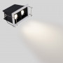 LED Einbaustrahler 4W - UGR18 - CRI90 - OSRAM - 4000K - led spotlight