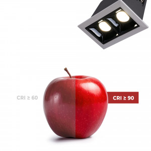 LED Einbaustrahler 4W - UGR18 - CRI90 - OSRAM - 4000K - farbtreue