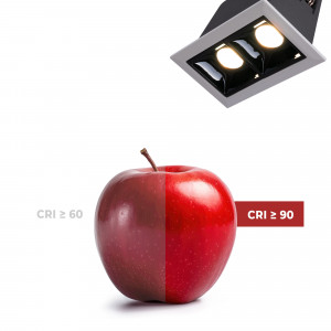 LED Einbaustrahler 4W - UGR18 - CRI90 - OSRAM - 4000K - naturgetreue farbdarstellung
