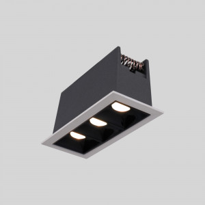 LED Einbaustrahler 6W - UGR18 - CRI90 - OSRAM LED - dreiflammig, Weiß - LED Downlight, Deckenspots