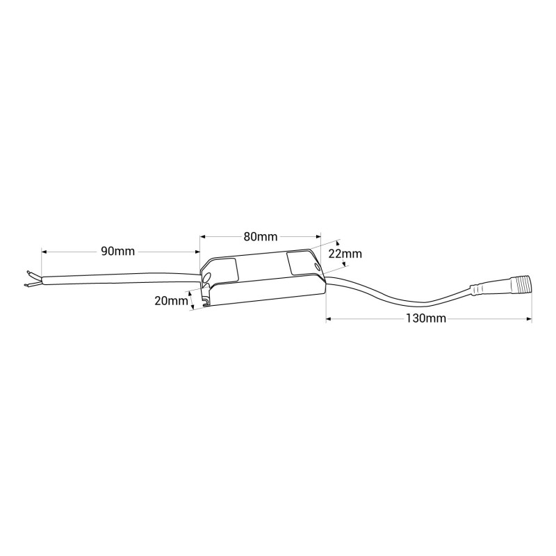 LED Einbauleuchte Gipskartonplatte 2W - UGR18 - CRI90 - Weiß - abmessungen LED Einbauleuchte Gipskartonplatte 2W - UGR18 - CRI90 - Weiß - abmessungen