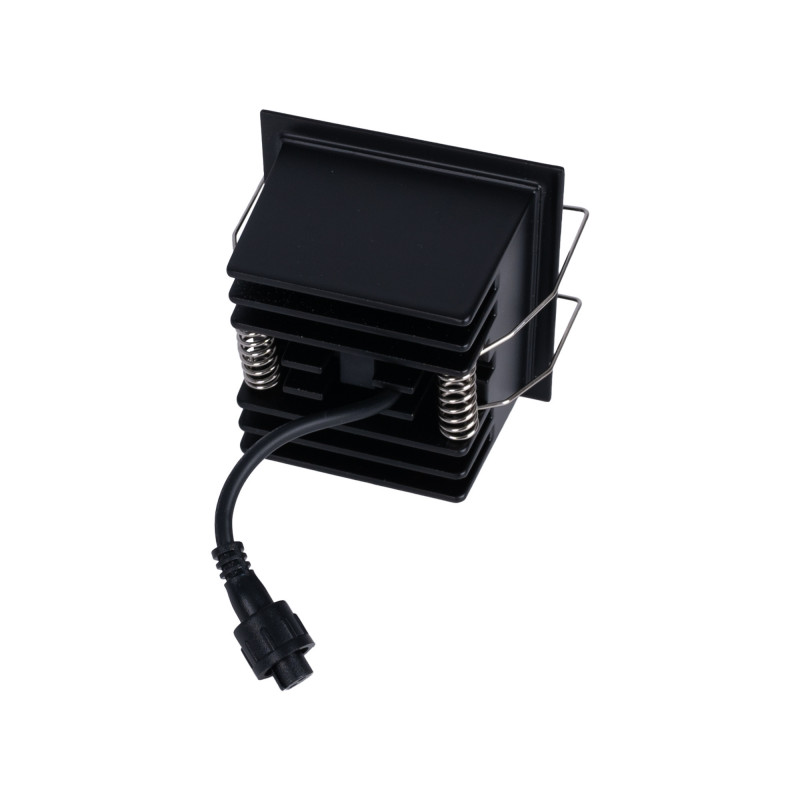 LED Deckeneinbauspot Downlight 8W - vier Spots - UGR18 - CRI90 - OSRAM LED - Schwarz - Einbaufedern, Einbauleuchte, Spot LED Deckeneinbauspot Downlight 8W - vier Spots - UGR18 - CRI90 - OSRAM LED - Schwarz - Einbaufedern, Einbauleuchte, Spot