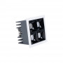 LED Deckeneinbauspot Downlight 8W - vier Spots - UGR18 - CRI90 - OSRAM LED - Weiß - Sehkomfort