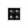 LED Deckeneinbauspot Downlight 8W - vier Spots - UGR18 - CRI90 - OSRAM LED - Weiß - Deckenspots