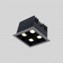 LED Deckeneinbauspot Downlight 8W - vier Spots - UGR18 - CRI90 - OSRAM LED - Weiß - warmes und neutrales Licht