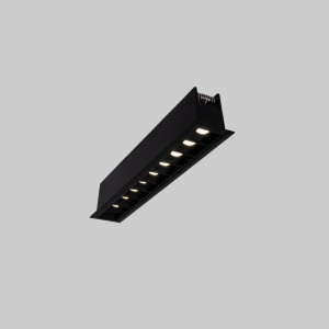 LED Deckeneinbauspot Downlight 20W - UGR18 - CRI90 - OSRAM LED - Schwarz - led gebündeltes, blendfreies licht