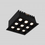 LED Deckeneinbauspot Downlight 18W - neun Spots - UGR18 - CRI90 - OSRAM LED - Schwarz - led einbaulampen