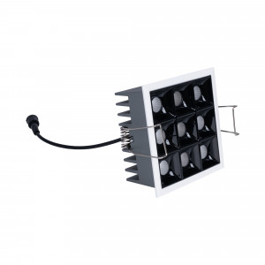 LED Deckeneinbauspot Downlight 18W - neun Spots - UGR18 - CRI90 - OSRAM LED - Weiß - led einbauspot