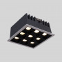 LED Deckeneinbauspot Downlight 18W - neun Spots - UGR18 - CRI90 - OSRAM LED - Weiß - einbaufedern