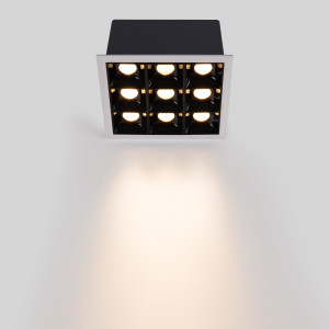 LED Einbaustrahler 18W - neun Spots - UGR18 - CRI90 - OSRAM LED - led deckenstrahler
