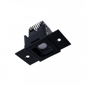 LED Einbaustrahler Gipskartonplatte 2W - UGR18 - CRI90 - Schwarz - laden, geschäft