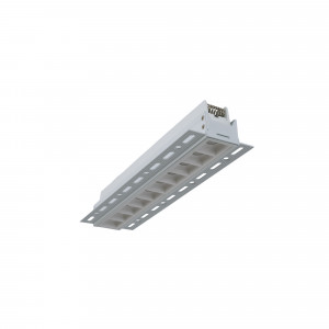 LED Einbaustrahler Gipskarton 20W UGR18 CRI90 Trimless weiss