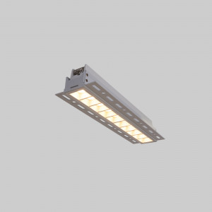 LED Einbaustrahler Gipskarton 20W UGR18 CRI90 Trimless lampe auf gipskarton montieren