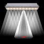 LED Einbauleuchte Gipskartonplatte 20W - UGR18 - CRI90 - Weiß 45° ausleuchtung