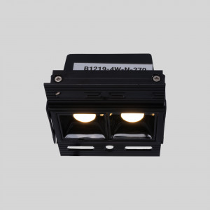 LED Einbauleuchte Gipskartonplatte - 4W - UGR18 - CRI90 - Schwarz - led spot in gipsdecke installieren