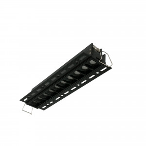 LED Einbaustrahler Gipskarton 20W UGR18 CRI90 Trimless Schwarz, rechteckig