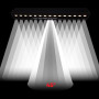 LED Einbauleuchte Gipskartonplatte - 30W - UGR18 - CRI90 - 45° lichtaustritt