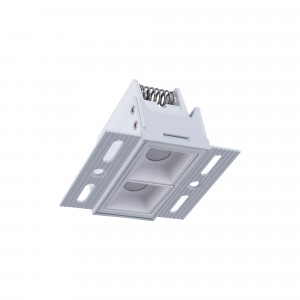 LED Einbauleuchte Gipskartonplatte - 4W - UGR18 - CRI90 - Weiß, eckige einbauleuchte für rigipsdecken