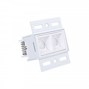 LED Einbauleuchte Gipskartonplatte - 4W - UGR18 - CRI90 - Weiß, einbaufedern