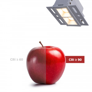 LED Einbaustrahler Gipskarton 4W UGR18 CRI90 Trimless Farbtreue