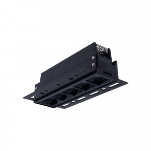 LED eckige Einbauleuchte Gipskartonplatte - 12W - UGR18 - CRI90 - Schwarz, led deckeneinbauleuchte